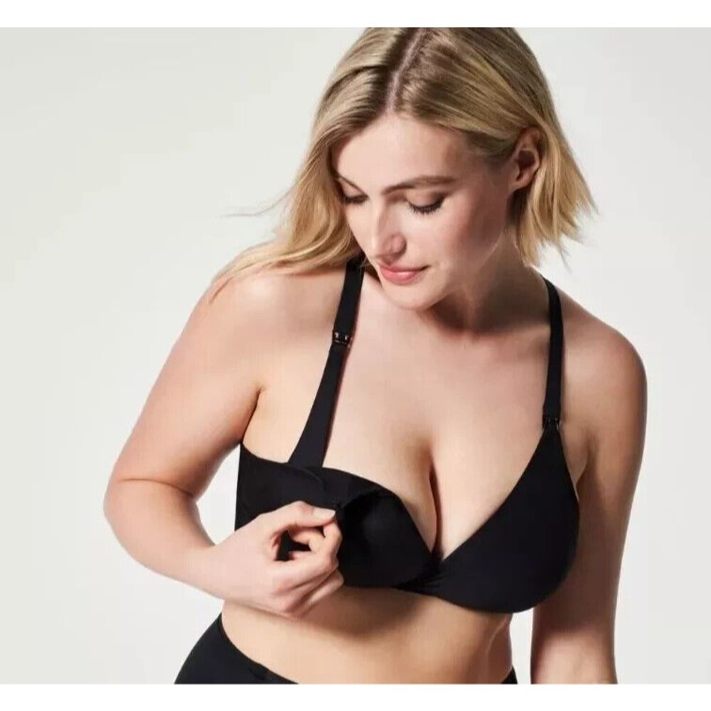 NWT Spanx Women's Bra-llelujah!® Mama Nursing Bra 30040R Very Black size XS NEW